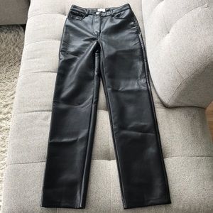 Wilfred MELINA PANT Aritzia Vegan Leather
